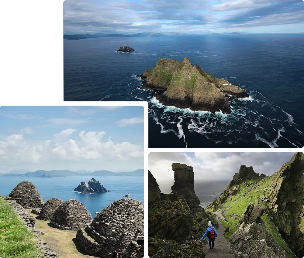 Skellig Michael Landscape Collage